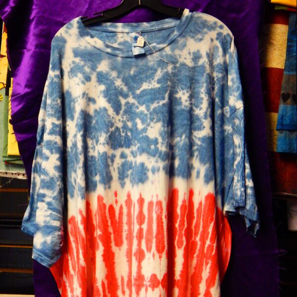 2xl Red-White-Blue Tie Dye