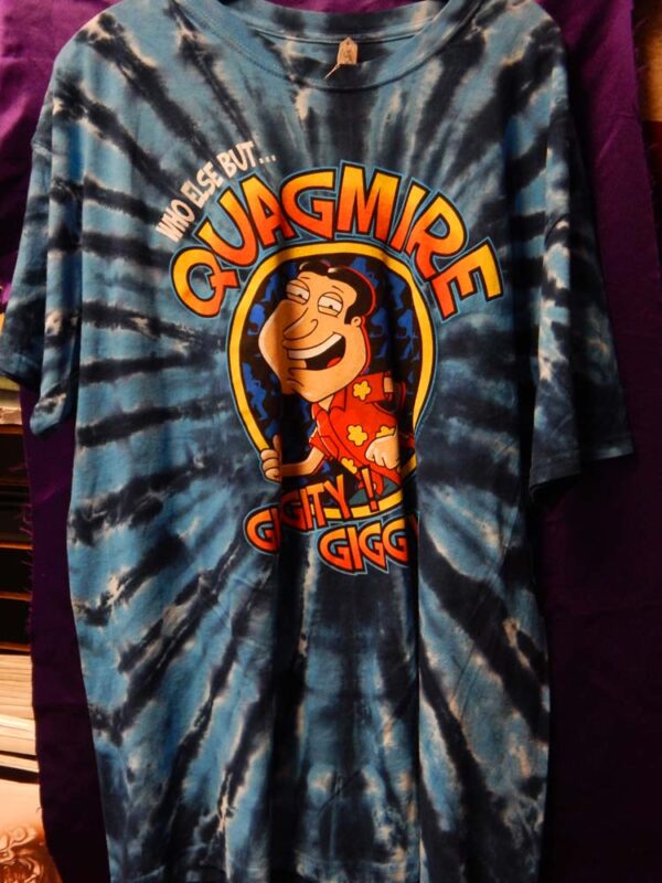 XL Quagmire T-Shirt Fam Guy Tie-Dye