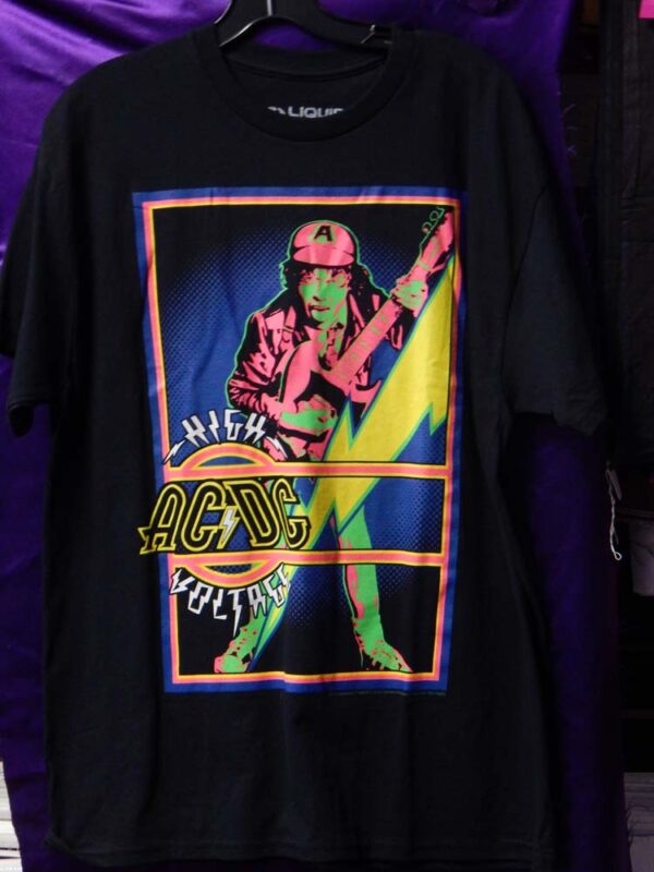 Large AC/DC Neon T-Shirt