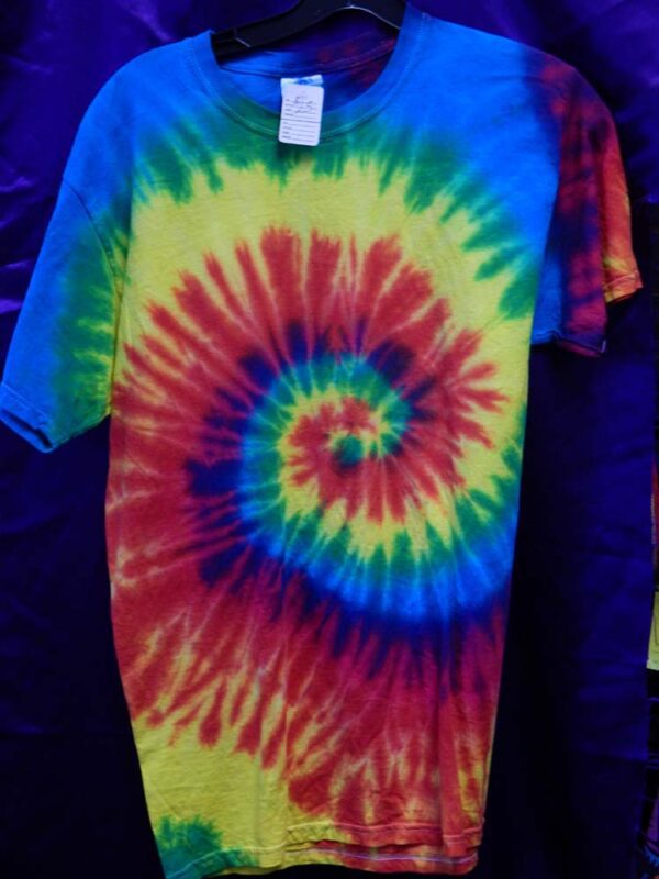 Medium Rainbow Spiral Tie Dye T-Shirt