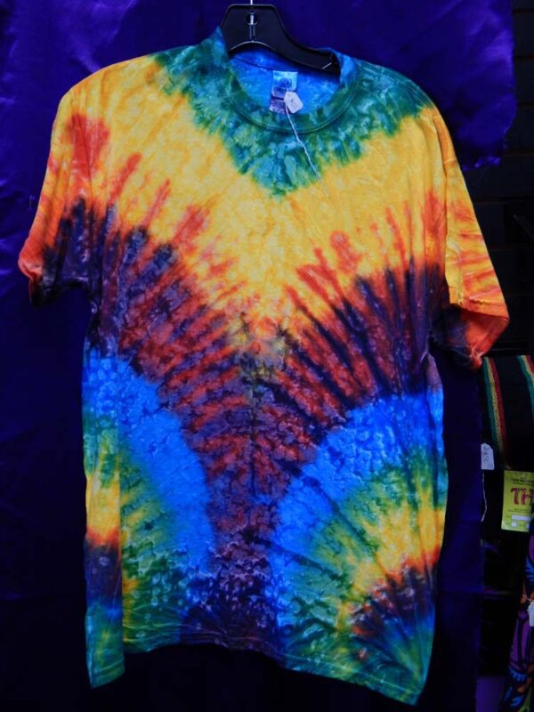 Medium Middle Rainbow Tie-Dye T-Shirt