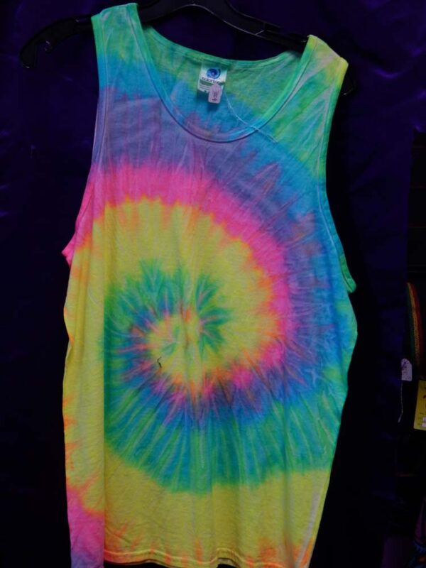 Medium Rainbow Tie-Dye Tank Top