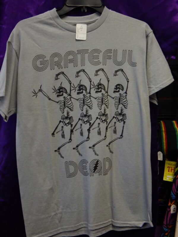 Medium Grateful Dead Grey Skeleton Shirt