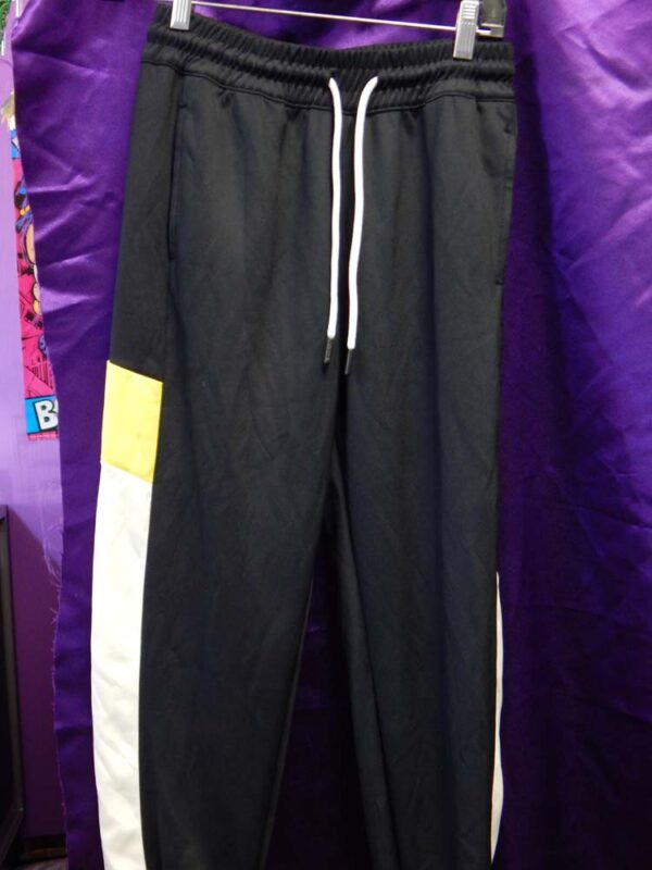 XS Black-Yellow Joggers