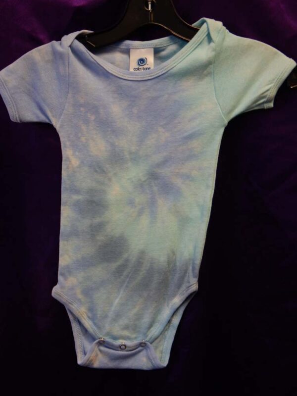 18 Month Baby Blue Tie-Dye Onesie