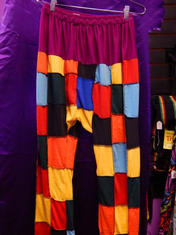 Small Patchwork Patterned Pants